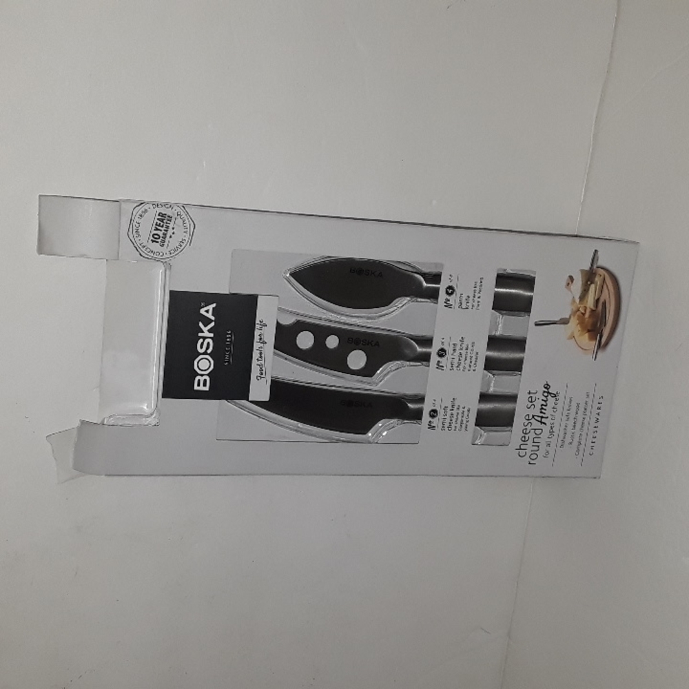 NEW SET OF 3 BOSKA HOLLAND CHEESE KNIFE SET